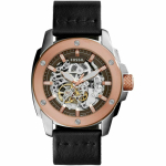 Fossil ME3082 Modern Machine Skelettkettaga Automaatne Meeste K&auml;ekell 50 must