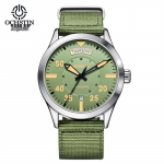 OCHSTIN &Scaron;veitsi meeste mehaaniline k&auml;ekell, K&otilde;rgekvaliteediline automaatne, Veekindel, Topeltkalender, Nailonist rihm