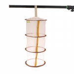 Rippuv Puur Lukuga Kuivatuskorv 3-kihiline Rippuv V&otilde;rk V&otilde;rgust Hoiukott Organisaator kohv