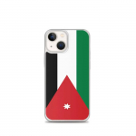 Coque iPhone - mitmev&auml;rviline - Drapeau Jordanie - Souple - TPU - &Uuml;hilduv iPhone 13 mini