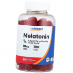 M&auml;lutav melatoniin, Melatonin 10 kummikommi, Nutricost 180 tabletti Maasikas (72647055) Strawberry