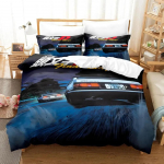 Esialgne Ae86 Poiste Magamistuba Voodipesukomplekt &Uuml;he Twin T&auml;is Queen King Suuruses T&auml;iskasvanu Tekikott 3D Anime Voodilina Komplekt EU single(135x200cm)
