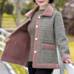 Ema Kandmine S&uuml;gis Talvejakk Naistele Pluss Samet Paksenemine Keskikka Inimesed Parkad Suur Suurus Puuvillane Jakk L-5XL XXXXXL roosa