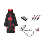 Moe-anime Naruto Akatsuki / Uchiha Itachi kost&uuml;&uuml;m Cosplay Halloweeni j&otilde;uluvalu, mantli keeb XXS