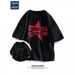 Suvemood Heavyweight Retro Meeste Inglise Kirjad 100% Puuvillane Prinditud &Uuml;markaelus Kvaliteetne Casual Fitness Street T-s&auml;rk M must