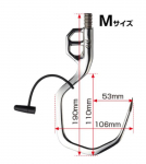 Kuldne keskmine Ultimate Gaff 190 x 106 mm suurus M (6518)