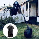 Hirmutis Karjuv Vaim Halloweeni Kaunistus Hirmutav Rippuv Surma Vaim V&auml;liskaunistused Aeda Hoovi Terrassile Murule AVE
