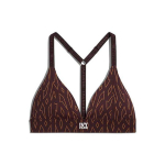 Adidas Originals X Ivy Park Beyonc&eacute; Koost&ouml;&ouml; T&auml;ismustriga Prinditud Rinnahoidja Naiste Aluspesu Pruun HB5983 XS