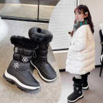 T&uuml;drukute lumesaapad Laste Talvised Soojad Fliisvoodriga V&auml;ikesed Keskmised Suured Suurused 36 must