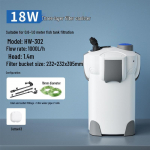 HW-Seeria V&auml;line Akvaariumifilter Puuvilla, Pumba ja Voolikutega SunSun HW-30 40 50 Canister