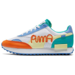h&auml;rra. Doodle x Future Rider Puma S&otilde;nam&auml;rk Tikand Unisex Tossud Mitmev&auml;rviline Valge Kollane-P&auml;rl 375790-01