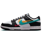 Nike Dunk Low Multi-Swoosh Naiste Tossud Must Valge Rush-Roosa FD4623-131 36 black