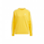 Adidas Neo kolme triibuga l&otilde;dva l&otilde;ikega kapuutsikas naistele kapuutsikas p&auml;ikeseloojangukollane HM7417 XL