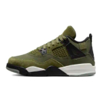 Air Jordan 4 Retro SE Craft PS Oliivirohelised Laste tossud Roheline Keskmine Oliiv Hele Vanill FB9929-200 31