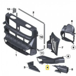 BMW X5/E70 Piduriventilatsioon (51747222877/51747222878) Right 51747222878