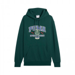 Puma Sportlik Soe Mugav Pehme Liibuv Kirjaga Dressipluus Meeste Dressipluus Tume-roheline 631874-60 XL