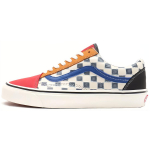 Vans Old Skool Seeria S&uuml;nteetiline Nahk Anaheim Vabaaja Madalad Talla Skate Jalan&otilde;ud Unisex toss Lilla Punane Valge VN0A54F39XM 35