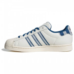 Adidas Originals Superstar Vabaaja Mugavad Vastupidavad Hingavad Madalad Tennised Unisex Tennised Valge Sinine IE7307 40⅔