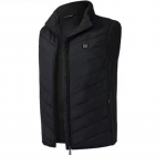 Unisex USB Infrapuna 11 K&uuml;tmisv&ouml;&ouml;ndiga Vest Jakk Talvine Elektriline Vest S must