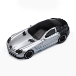1/32 Benz SLR 722S Sulamist Piiratud V&auml;ljaanne Sportauto Mudel Valatud Metallist Ralliauto S&otilde;idukid Mudel Heli ja Valgusega Laste M&auml;nguasi Kingitus h&otilde;be