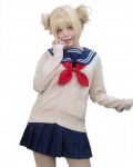 My Hero Academia Toga Himiko Cosplay Meremehe &Uuml;likond koos Halloweeni Kost&uuml;&uuml;miga [Milky Time] Parukas, (M)