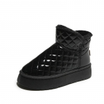 Naiste lumesaapad, soojad pl&uuml;&uuml;sis libisevad soliidsed jalatsid naiste poolsaapad, mugavad talvejalatsid 35