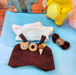 17 cm mininuku riided ilma nukuta Pruun karu kombinesoonid lasteaiariiete komplekti komplekt Kpop Exo Labubu Idol Dolls v&otilde;tmehoidja jaoks only clothes