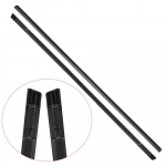 1 paar painduv vastupidav must liistukomplekt 2003-2008 Toyota Corolla katusele