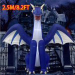 T&auml;ispuhutav m&auml;nguasi Sinine draakon Halloweeni t&auml;ispuhutav mudel Helendav t&auml;ispuhutav mudel Halloweeni atmosf&auml;&auml;ri kaunistusmudel UK Plug
