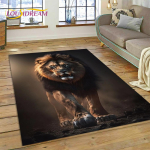 3D Beast Tiger Lion Animal Wildlife Multifilmi vaibavaip kodu elutoa diivani uksemati sisekujunduseks, lasteala vaip libisemiskindel matt 200x160cm