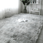 Valge Kohev Vaip Pl&uuml;&uuml;svaibad Elutoa Kaunistus Paksendatud Magamistoa Voodi&auml;&auml;rsed Matid Libisemisvastased Laste Toa Pehmed Suured Vaibad 50x80CM Small size