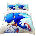 Sonic Kolme Seeria, Kolmeosaline Voodipesu Kodutekstiili Komplekt AU Double 180x210cm
