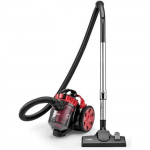 Aspirateur sans sac Flama 1684FL - Rouge - Capacit&eacute; 1,5L - Puissance d'aspiration 800W-1000W