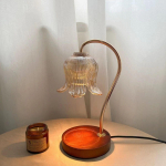 Tulp Lilleline Soe K&uuml;&uuml;nlalamp Prantsuse Retro Magamistoa &Ouml;&ouml;lamp Tulevaba L&otilde;hnastav Atmosf&auml;&auml;ri Laualamp night light