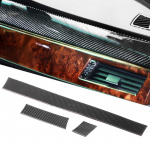 3tk S&uuml;sinikkiust Armatuurlaua Paneeli Liistukate Dekoratsioon Sobib BMW 5. seeriale E60 E61 2004-2010 Autole