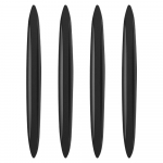 Auto uksekaitsed Ding Protector 4 tk Auto ukse kaitseraua kaitsmed kriimustusvastased kleeplint veekindlad ribad autouksele must