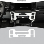 Center Console Climate control Panel Air Con Trim Cover For Ford F150 +White