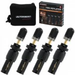 4PCS 10-30 PSI 4 X 4 Adjustable Tire Deflator Air Down Tool offroad accessories