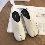 Bailamos Naiste Split-varba Tabi Ninja Slip-On Lamedad Kingad &Uuml;marvarvas S&uuml;gavad Laisad Slip-On Paadist Slingback Mulje Kingad Pehmed Loafers 35
