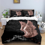 Peenelt inglikujutisega tr&uuml;kitud Voodipesukomplektid peen komplekt tekikott voodikate komplekt voodipesu komplekt luksuslik s&uuml;nnip&auml;evakingitus EU Twin 135x200cm