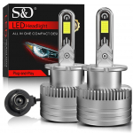 2 tk 60000 lm D3S LED-esitulede pirnid D1S D2S D4S D1R D2R D3R D4R Turbo LED CSP tuled BMW Benz Volvo lambile Canbus 120W Esitule 6500K D2S/D2R