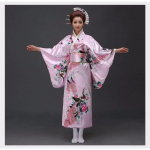 Mood Riiklikud Trendid Naiste Seksikas Kimono Yukata Obi'ga Uudne &Otilde;htukleit Jaapani Cosplay Kost&uuml;&uuml;m Lilled &Uuml;ks Suurus One Size