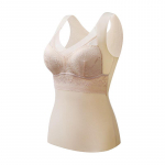 Miling naiste termiline pitsist camisole sisseehitatud rinnahoidjaga