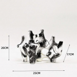 Vaikne k&auml;sit&ouml;&ouml; &otilde;&otilde;nes ebakorrap&auml;rane korallriff torujas korall abstraktne kaunistus dekoratiivsed kujukesed kodu kaunistamise tarvikud