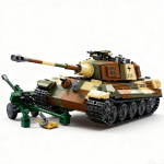 930 tk Sluban 0980 WW2 S&otilde;jaline The King Tiger Raske Tank Armee S&otilde;durid Ehitusklotsid Laste Klotsid M&auml;nguasjad Poistele Kingitused