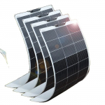 Kit de Panneau Solaire Flexible, 600W de Puissance, Configuration de 4 Panneaux, Kit 300 W 2 pi&egrave;ces 150 W, 600 W 4 pi&egrave;ces 150 W