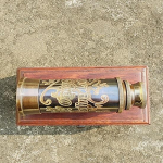 Antiikne W. Otway Ealingi mereteleskoop Wood Box Royal Authentic Pirate Navigation'iga