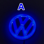 VOLKSWAGENI jaoks 11cm 4D m&auml;rk VW logo valguse jaoks LED pagasiruumi valgus 4D VW logo valgus iluv&otilde;re m&auml;rk VW Volkswagen Bora Golf Jetta P jaoks