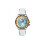 SEIKO 30m veekindel automaatne mehaaniline liikumine nahast rihmaga k&auml;ekell Meeste k&auml;ekellad Valge sihverplaat SRPF63K1() White Strap