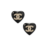Chanel Classic Double C S&uuml;damekujulised Sulamist K&otilde;rvar&otilde;ngad Naiste k&otilde;rvar&otilde;ngad Must AB9377-B0908-NK212 Black,F